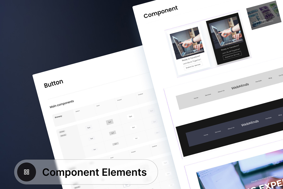 WebMinds - Tech Enthusiasts UI Kit, an UI Kit Template by hiddemaru (Photo 8 of 8)