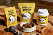 Dog Food Mockup, a Product Mockup by Pitchlook.Studio (Thumbnail 3 of 4)