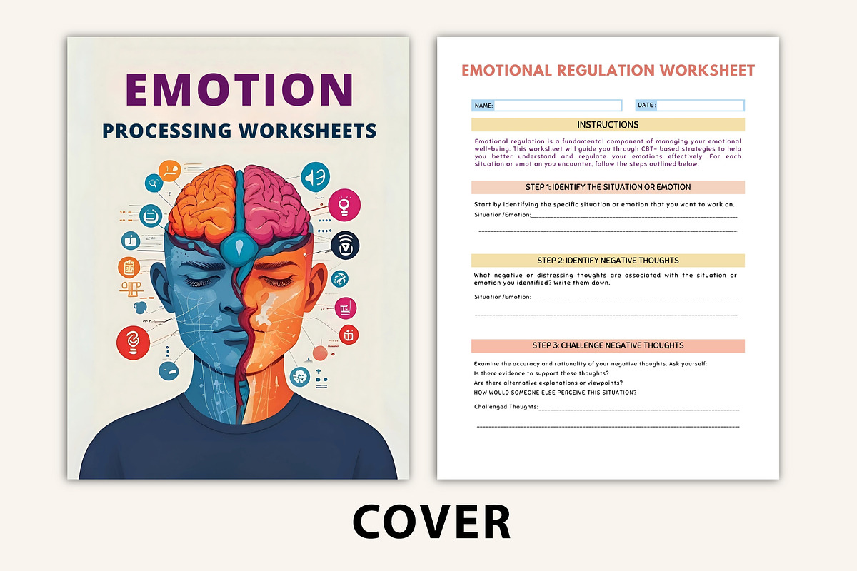 Emotion Processing Worksheets preview 5