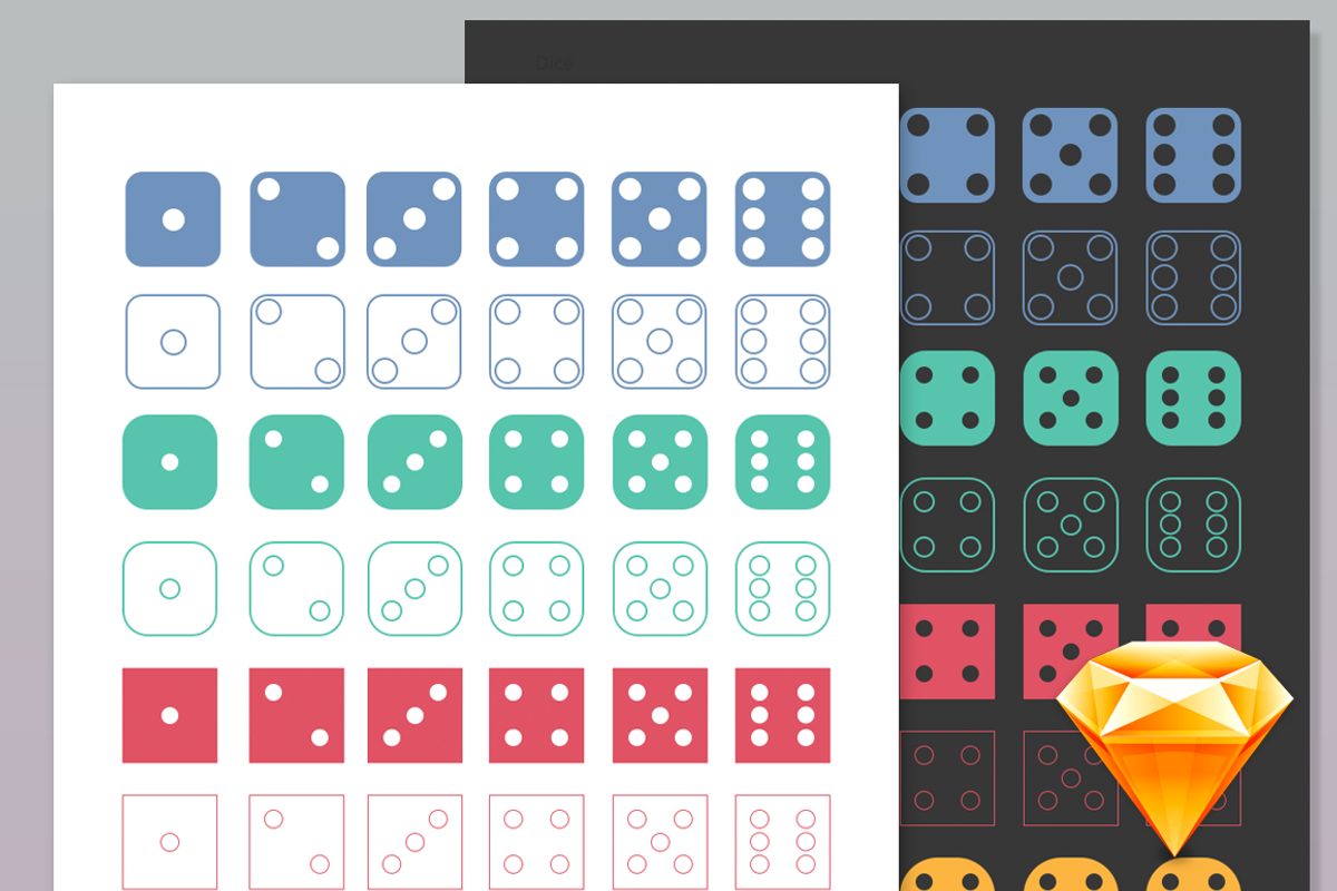 Dice (Vector), an Illustration by John Khester (Photo 1 of 2)