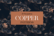 10 Copper Botanica Patterns, a Pattern Graphic by Motifs (Thumbnail 7 of 12)