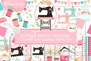 Sewing Machine, Sewing, an Illustration by Mia's Graphic Design (Thumbnail 1 of 9)
