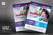 Covid-19 Testing Flyer Templates, a Flyer Template by kinzi21 (Thumbnail 3 of 4)