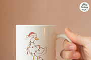Christmas Goose Clipart Bundle, an Animal Illustration by TitaLivingArt (Thumbnail 8 of 9)