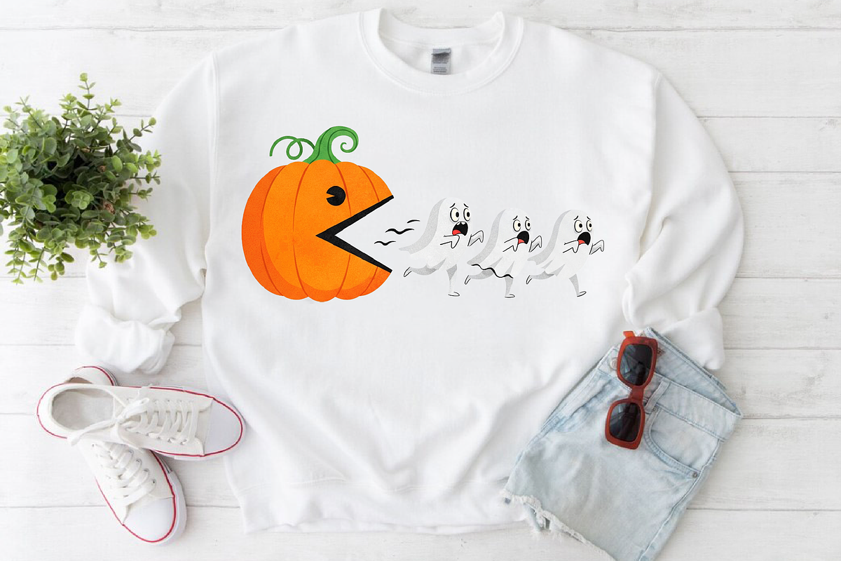 Funny Halloween Sweater, an Illustration by Craft Nest (Photo 3 of 6)