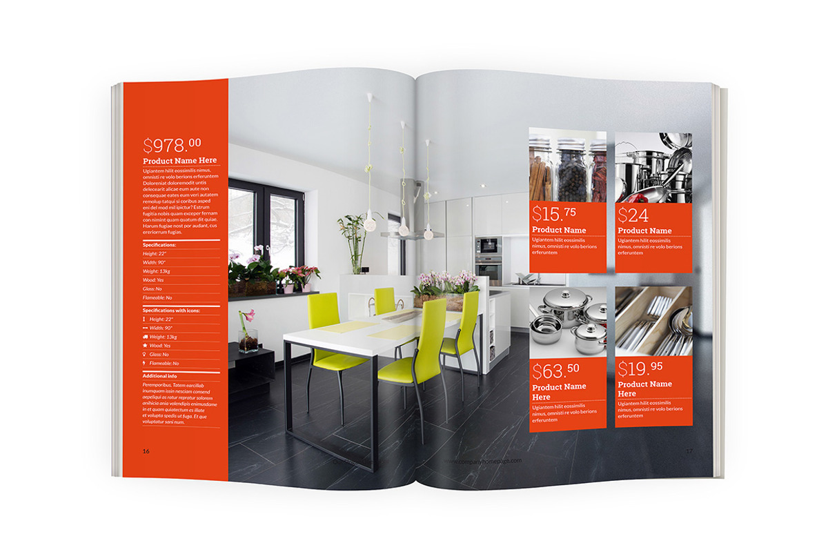 Flat Product Catalog, a Brochure Template by IndieStock (Photo 3 of 5)