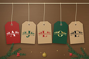 Christmas Split Monogram Font, a Symbol Font by vladocar (Thumbnail 4 of 6)
