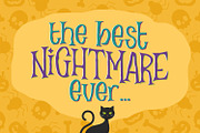 Mr. Halloween Font, a Blackletter Font by Orenari (Thumbnail 10 of 11)