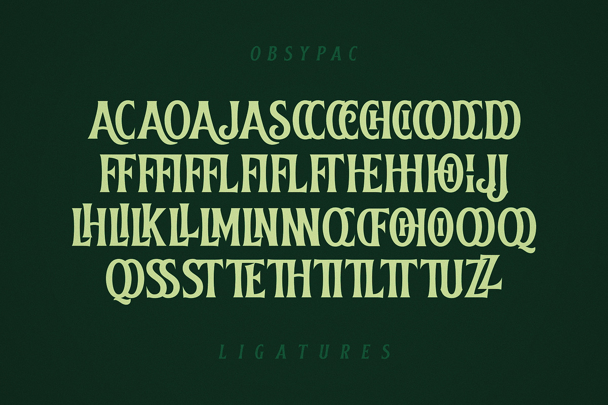 Obsypac | Vintage Serif, a Serif Font by Twicolabs Fontdation (Photo 7 of 9)