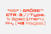 Flatface CTR-3, a Sans Serif Font by Flatface (Thumbnail 7 of 13)