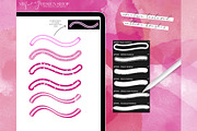 Procreate Outline Lettering Brushes, a Brush Add-On by My Fancy Design Shop (Thumbnail 3 of 10)