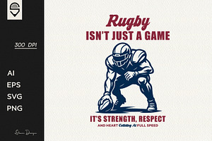 Rugby Lover T-shirt Design