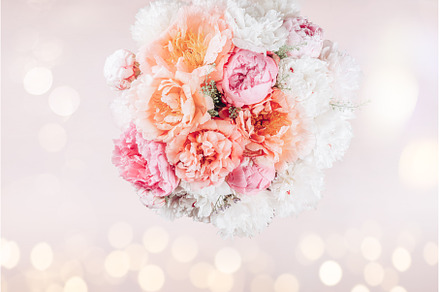 Amazing Fresh bunch of pink peonies, a Holiday Photo by MAnuta