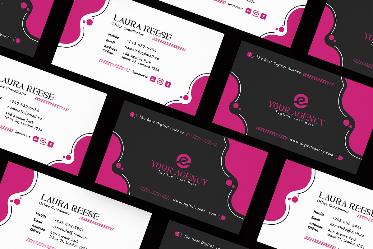Business Card, a Card Template by iDoodle Studio