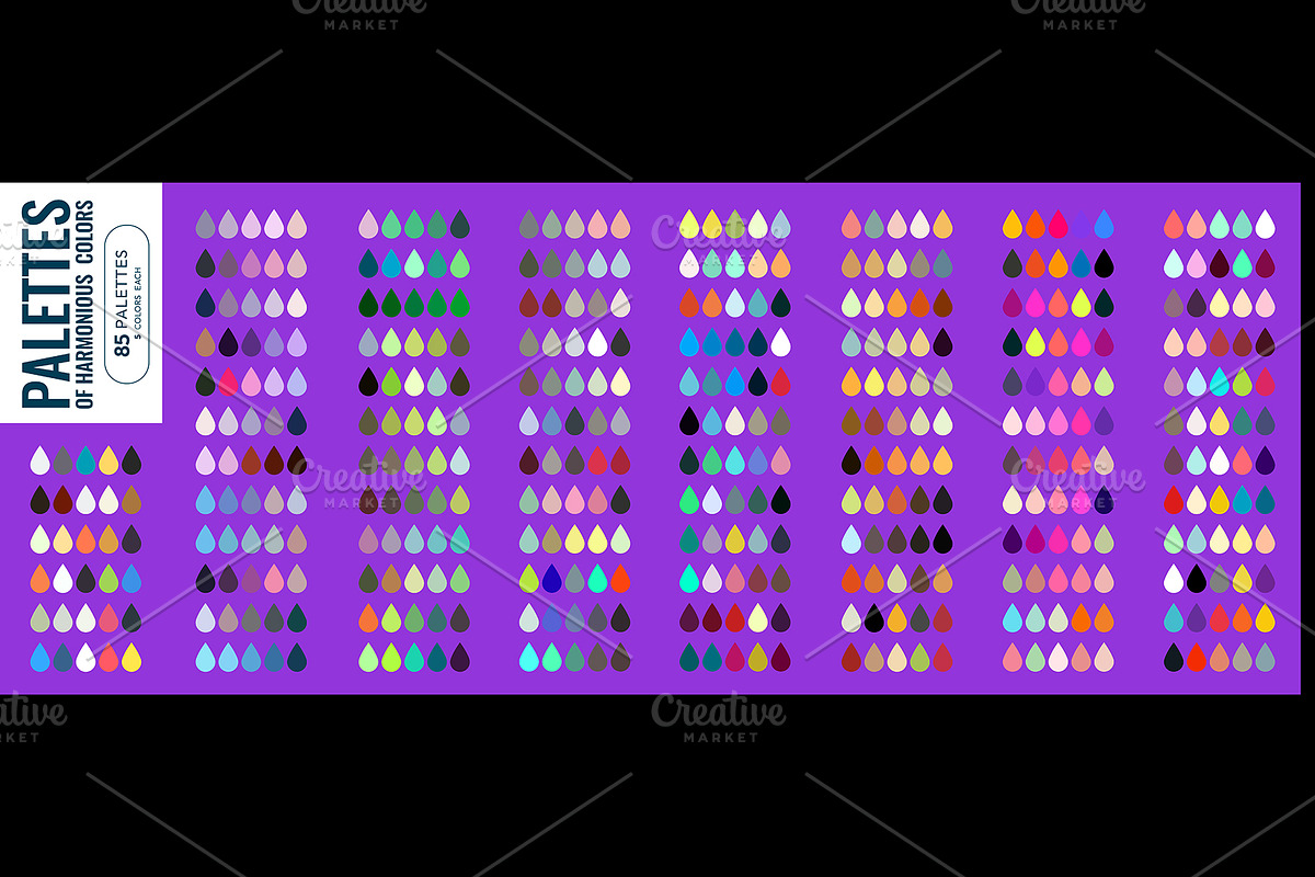 Color palette collection, a Decorative Illustration by Vector Tradition (Photo 1 of 3)