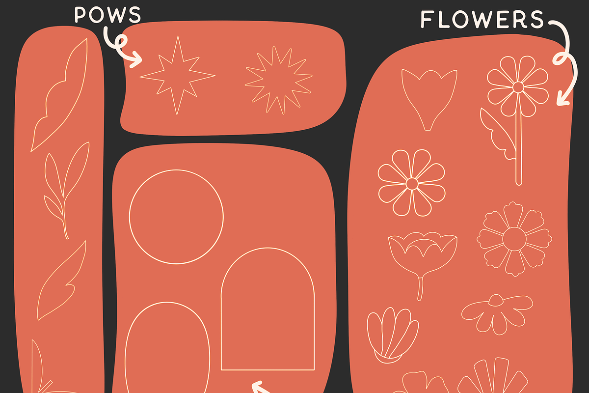 Geometric Florals Set for Procreate, a Brush Add-On by KDigitalStudio (Photo 2 of 4)