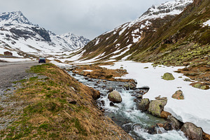 Spring Alps mountain landscape, a Nature Photo by YuriyB