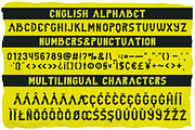 Hologram font + 4 bonus designs, a Font by Heather_insane (Thumbnail 3 of 4)