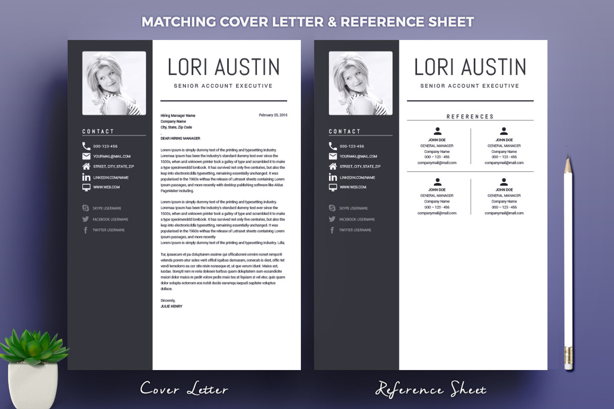Resume/CV Template, a Resume Template by A1RESUME (Photo 3 of 5)