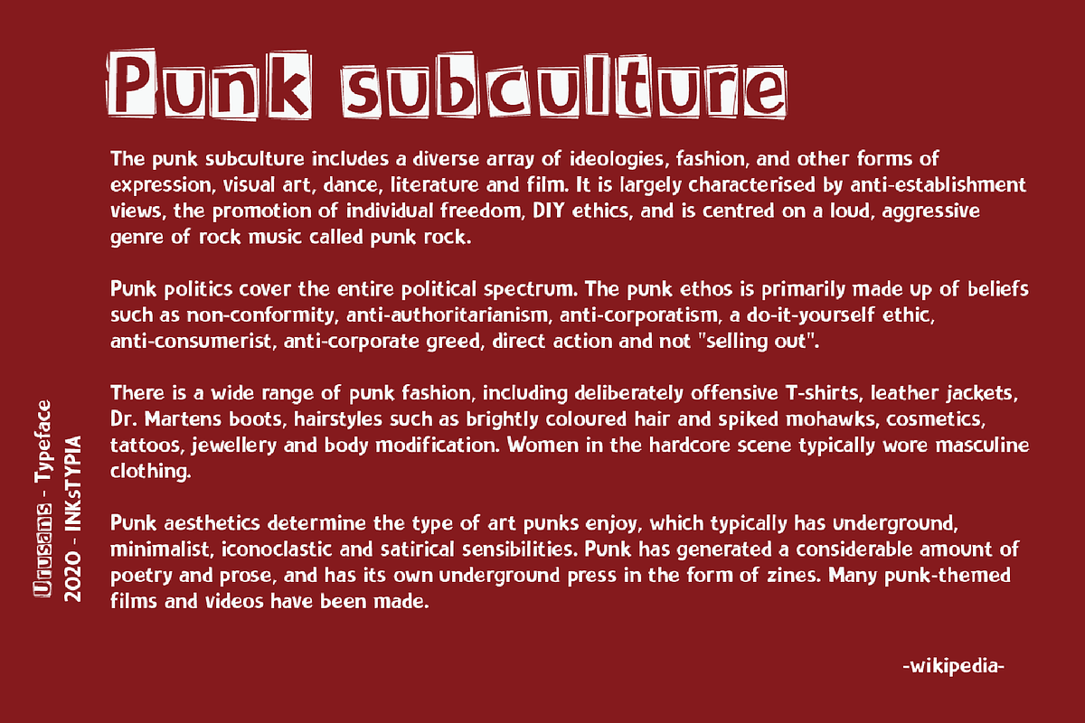 Urusans, a Sans Serif Font by INKsTYPIA (Photo 9 of 9)
