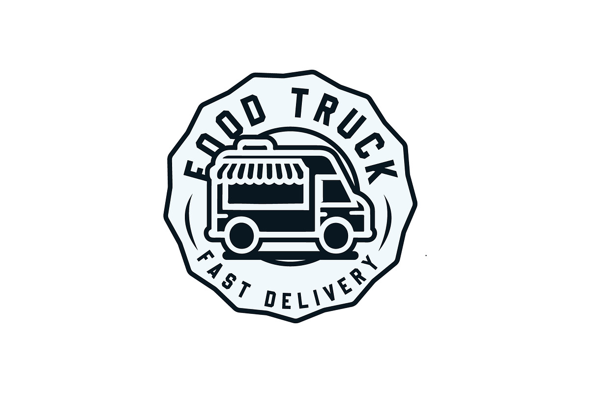Food Truck Vintage Badge Logo, a Branding & Logo Template by Billah Hub (Photo 3 of 3)