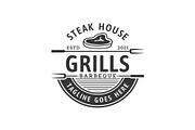 Steak House Restaurant logo, a Branding & Logo Template by Atlantis X Nurman Arbai (Thumbnail 1 of 2)