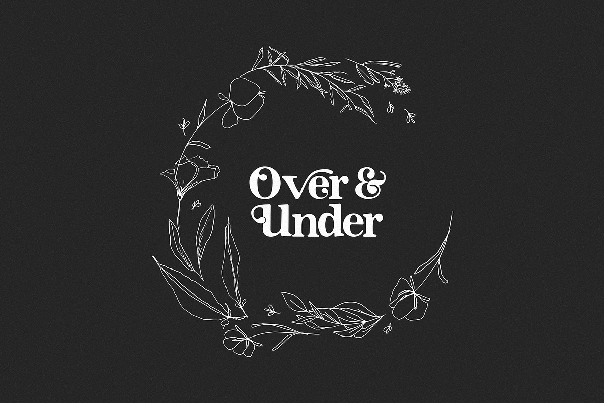 Vintage Stylist Font + Florals, a Serif Font by Creativeqube Design (Photo 8 of 18)
