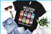 Inclusion Is My Jam Teacher SVG PNG, a Graphic by Creativeusart (Thumbnail 1 of 4)