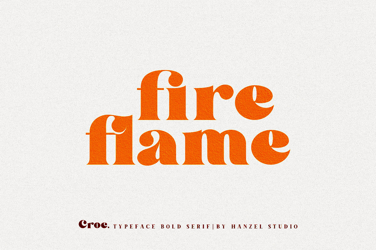 Croc. Typeface Bold Serif preview 6