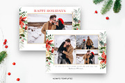 Christmas Card Template CC085, a Card Template by Always Templates (Thumbnail 2 of 3)