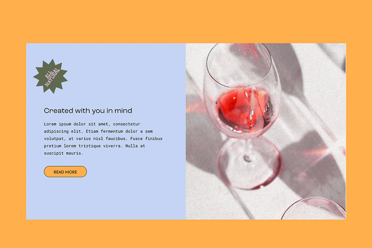 Shopify: Rotating Text Sticker, a Shopify Template by Luna Templates (Photo 4 of 4)