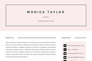 Creative CV Resume Template - 0122, a Resume Template by GResume (Thumbnail 6 of 7)