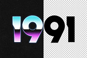 Retro Wave Chrome Text Effect, a Layer Style Add-On by Design Squad (Thumbnail 4 of 4)