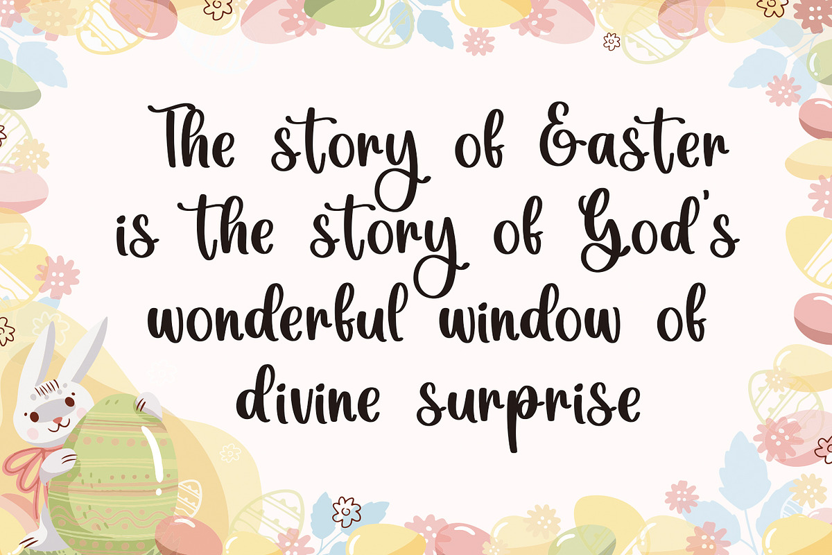 Sweet Rabbit, a Script Font by Mozatype (Photo 2 of 7)