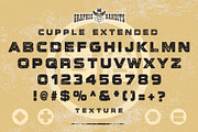 Cupple Extended     5 Font Family, a Serif Font by Graphic Bandits (Thumbnail 5 of 7)