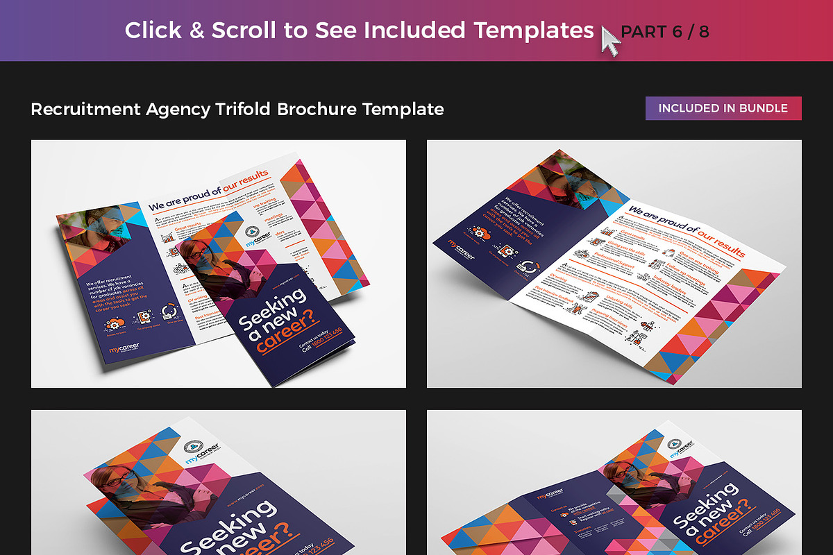 75 Trifold Brochure Templates Bundle, a Brochure Template by BrandPacks (Photo 8 of 11)
