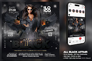 All Black Affair, a Flyer Template by darkmonarch (Thumbnail 1 of 3)