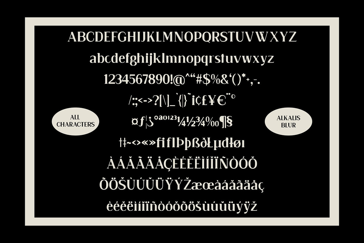 Alkalis Blur, a Serif Font by Craft Supply Co. (Photo 8 of 8)