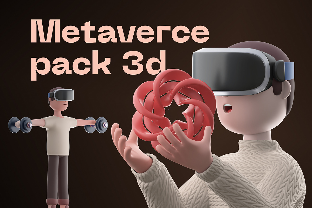 Metaverse 3D Illustrations, a Characters & Person 3D Model by Dope Design (Photo 1 of 7)