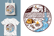 25 in 1 Bundle - Beach & Mountain, a Seasonal Illustration by gunaonedesign (Thumbnail 9 of 21)
