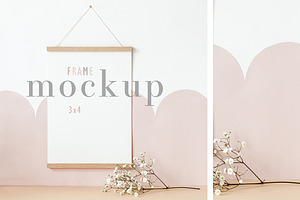 Poster Mockup, Poster Frame Mockup