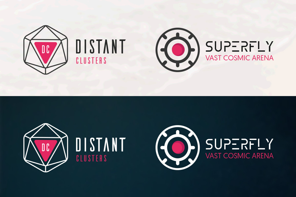 10 Futuristic logos pack, a Branding & Logo Template by fortyfive (Photo 4 of 6)