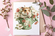 Whimsical Hamster Bucket Summer PNG, an Illustration by Canvas Craft (Thumbnail 5 of 7)