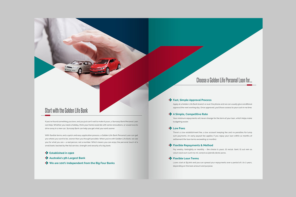 Personal Loan - Banking Brochure, a Brochure Template by Artbeaut (Photo 3 of 5)