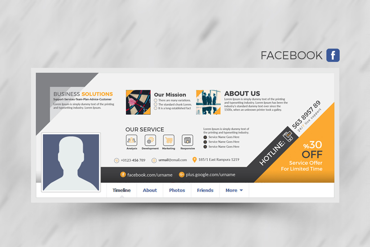 Business Social Media Covers, a Social Media Template by MRI STUDIO (Photo 2 of 7)