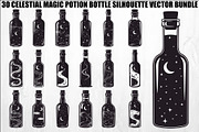 Celestial Magic Potion Bundle, an Illustration by Gaye Art (Thumbnail 1 of 31)