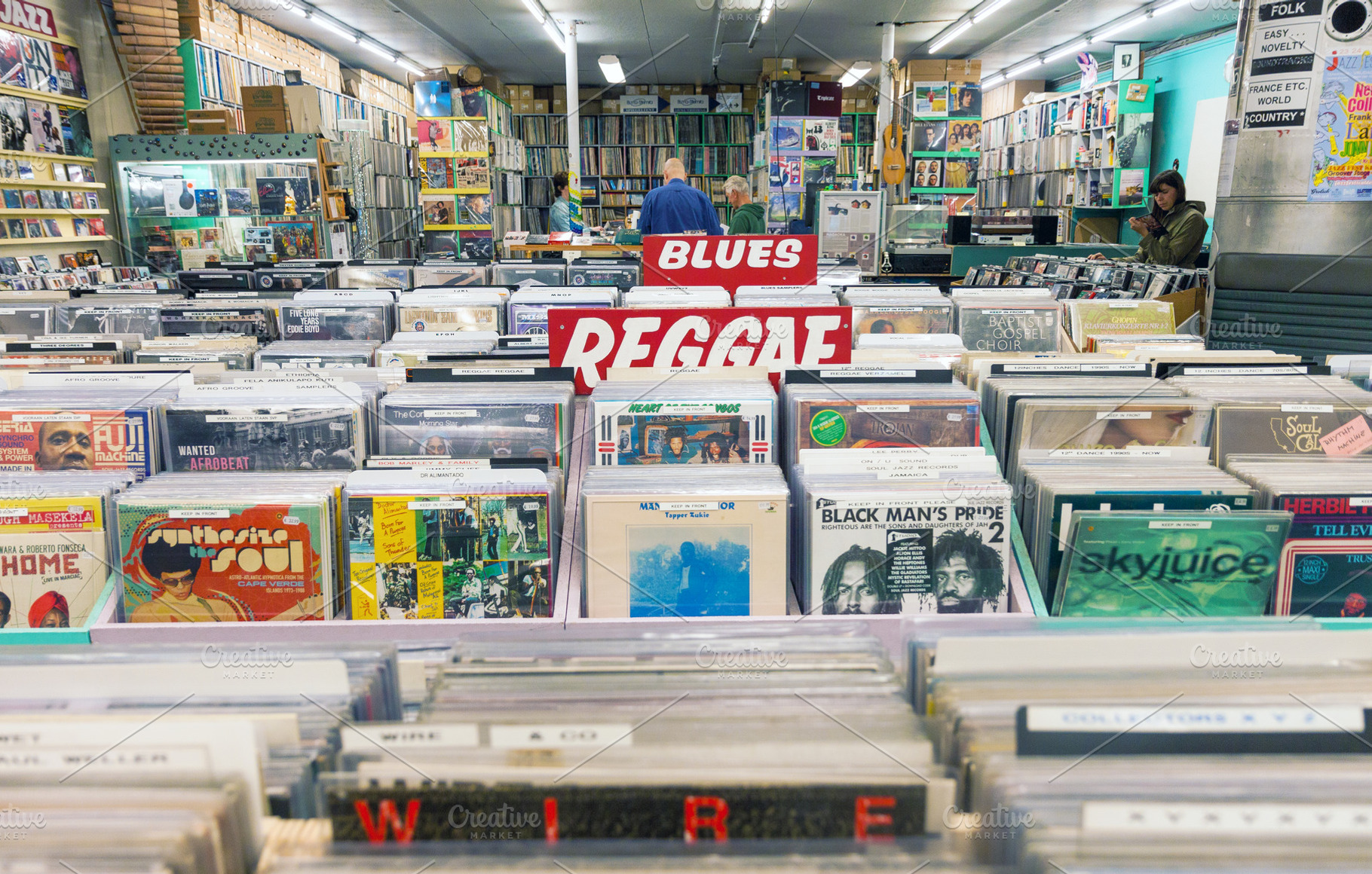 Music record shop interior, an Arts & Entertainment Photo by BOOCYS
