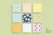 Lovely Swans Clipart & Patterns, a Pattern Graphic by LiSA Creative Mood (Thumbnail 4 of 9)