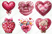 Watercolor Valentine Gift Clipart, an Illustration by Creative Art (Thumbnail 6 of 9)