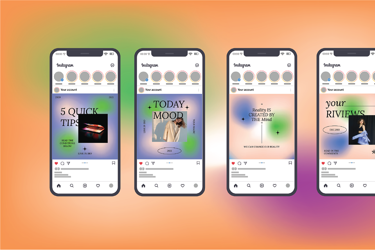 Pearcy Gradient, a Social Media Template by Portion.Labs (Photo 6 of 6)